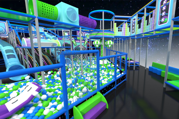 Family Entertainment Center 3D Space Design
