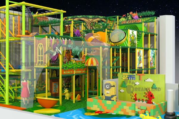 Indoor playground insurance layout example 2