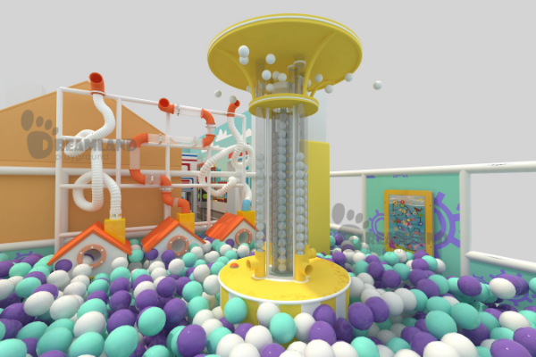 Indoor Playground Equipment and Facility Layout