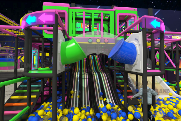 Indoor playground safety engineering details