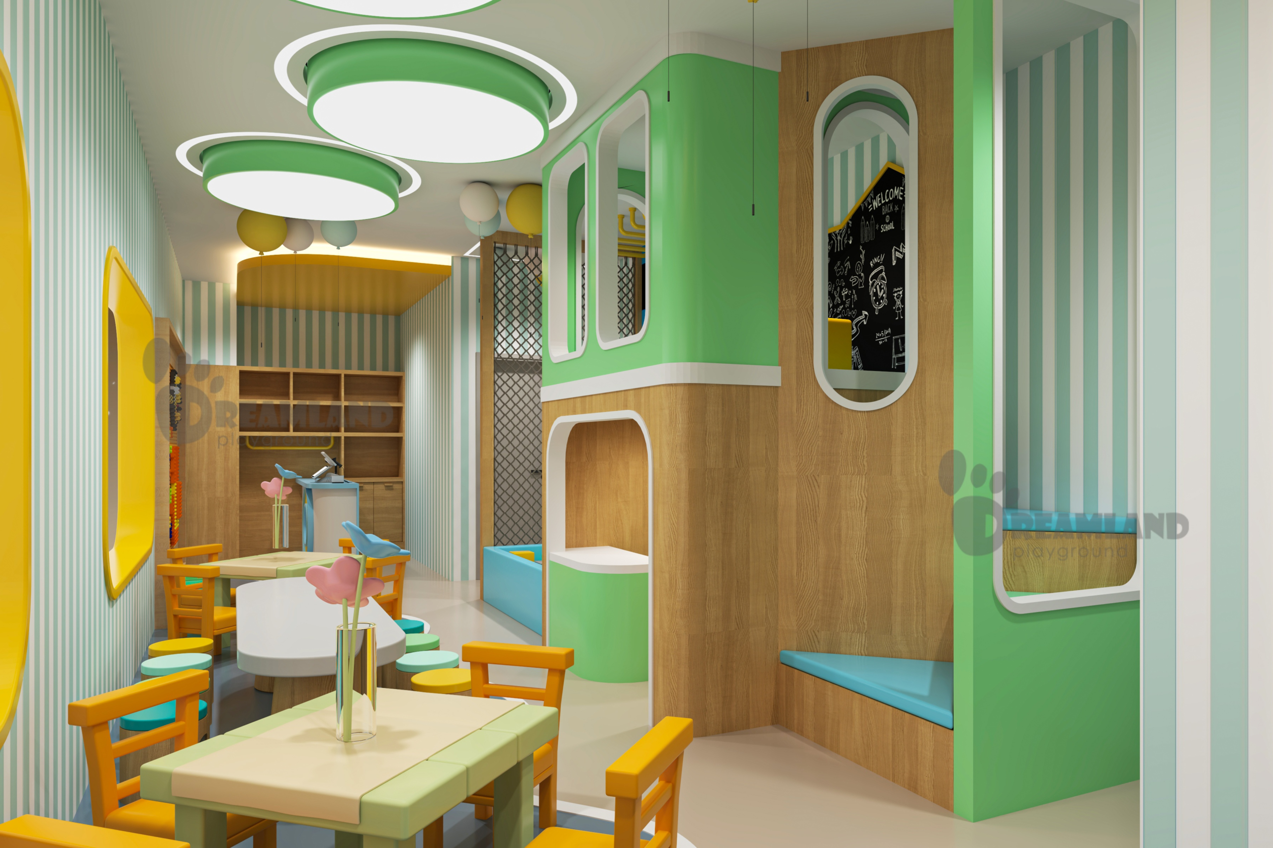 Play Area Layout and Clearances Engineering Plan