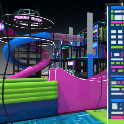 Play equipment B2B industrial installation