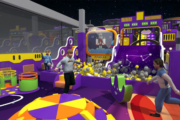 Soft play venue recurring revenue and membership model space design