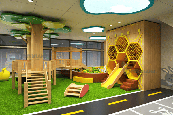 Daycare Indoor Play Structure Concept