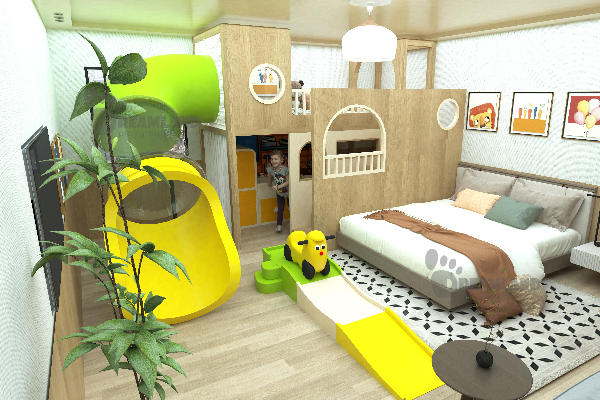 Hotel kids club setup