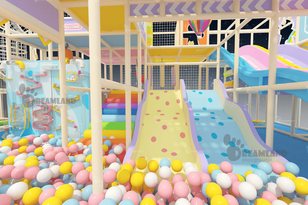 Indoor Playground 3D Design and Production Layout