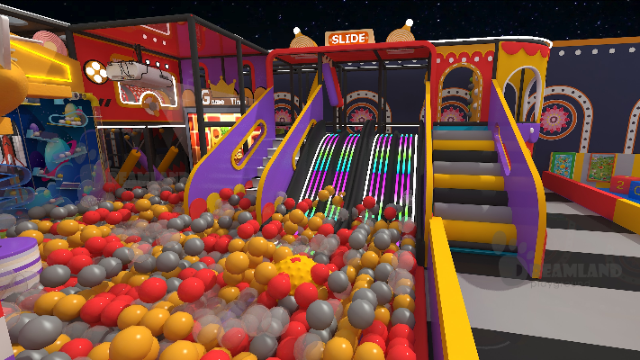 Soft contained play structures