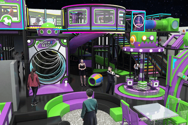 Multi-level soft play system cost drivers