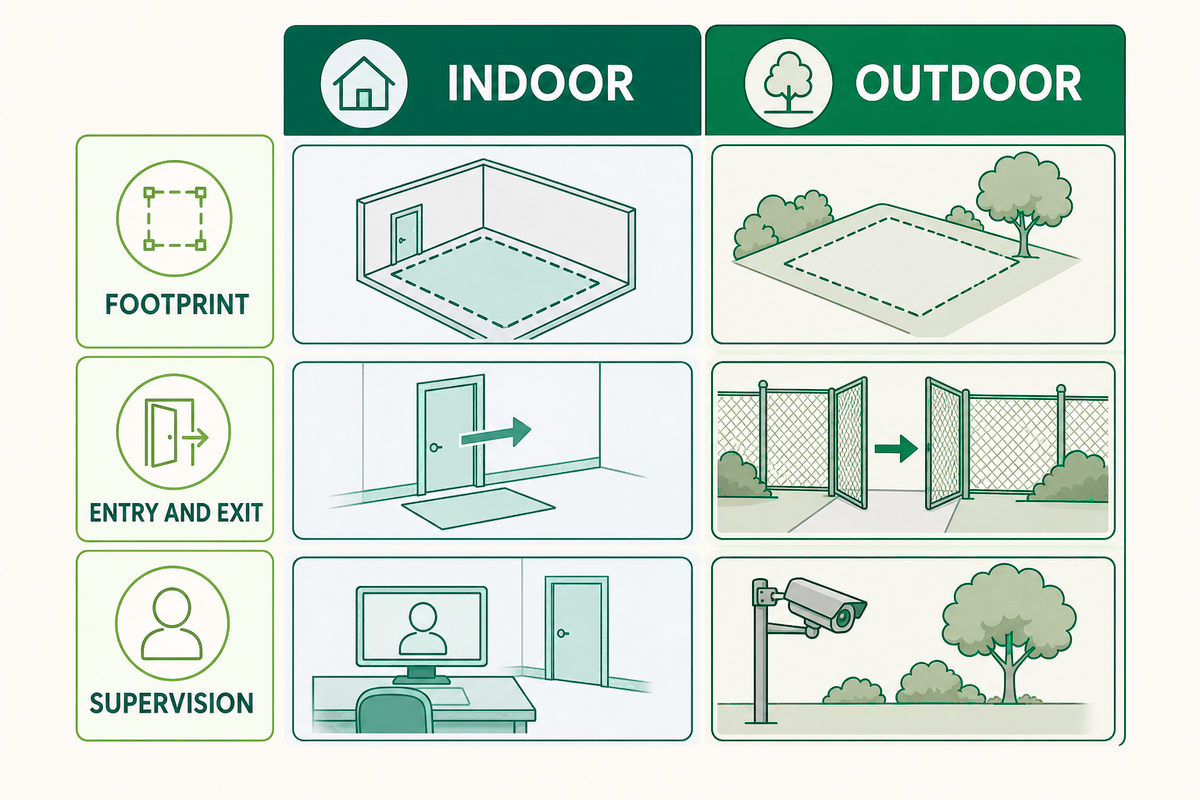 Separate Indoor and Outdoor Scope Before Pricing — Dreamland