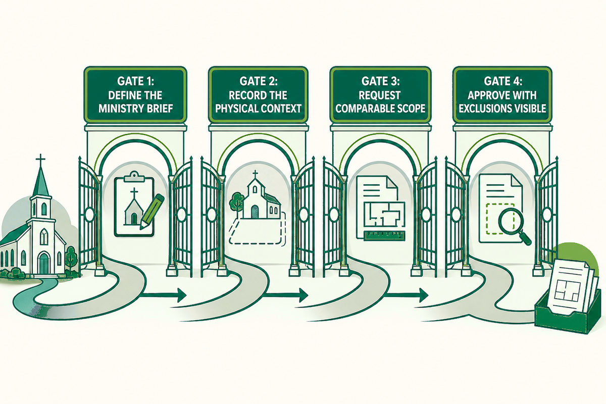 Use the Four-Gate Budget Route: 4 Gates Before Collecting Quotes — Dreamland
