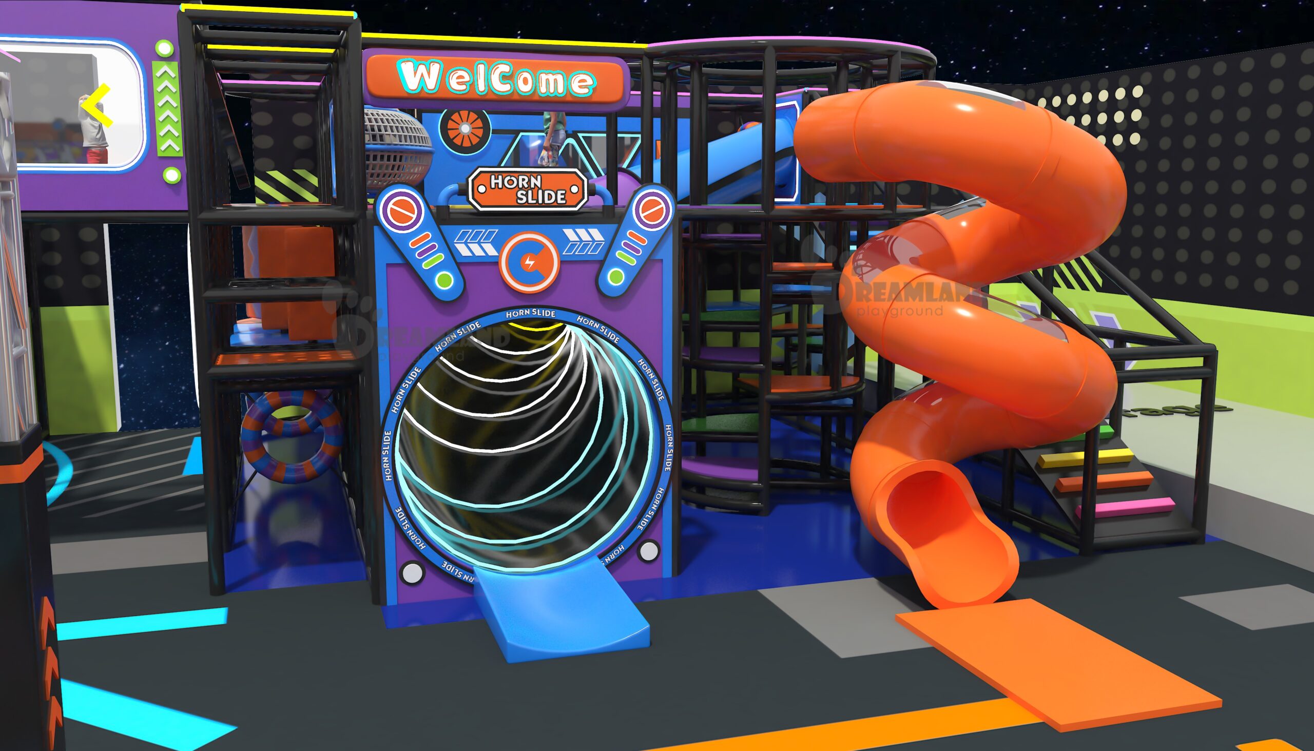 Dreamland Playground family entertainment center floor plan layout