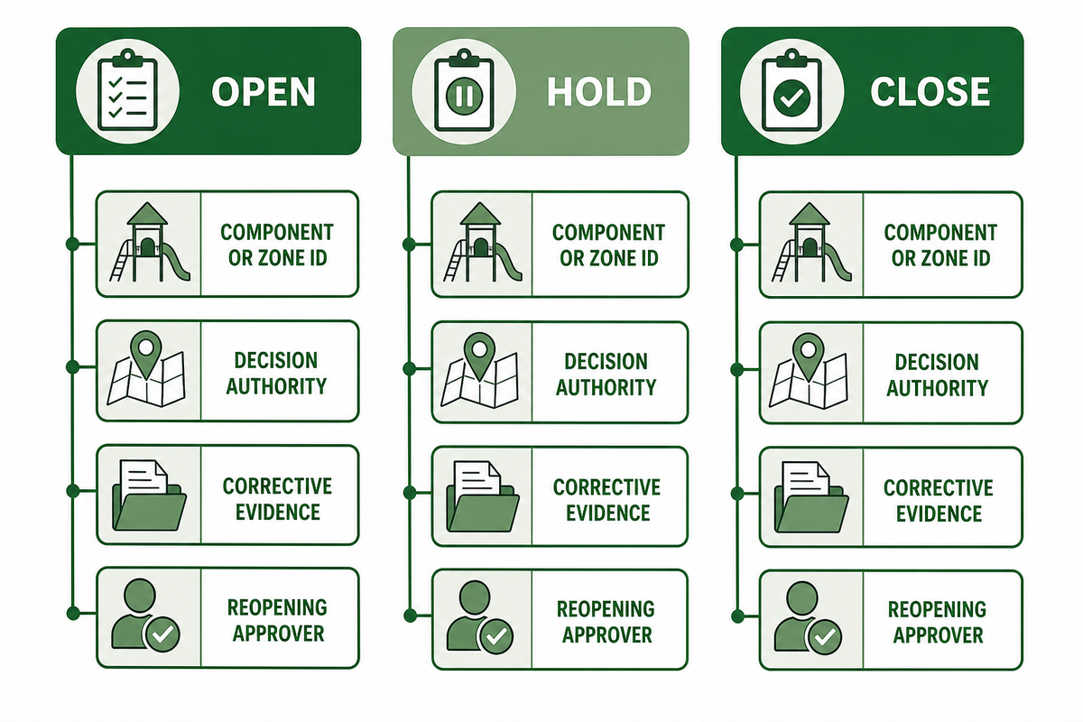 6. Operate an Open-Hold-Close Matrix, Not an Informal Checklist — Dreamland Playground