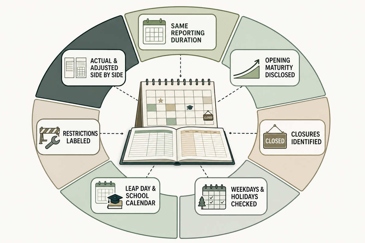 Normalize FEC revenue before comparing reporting periods — Dreamland Playground