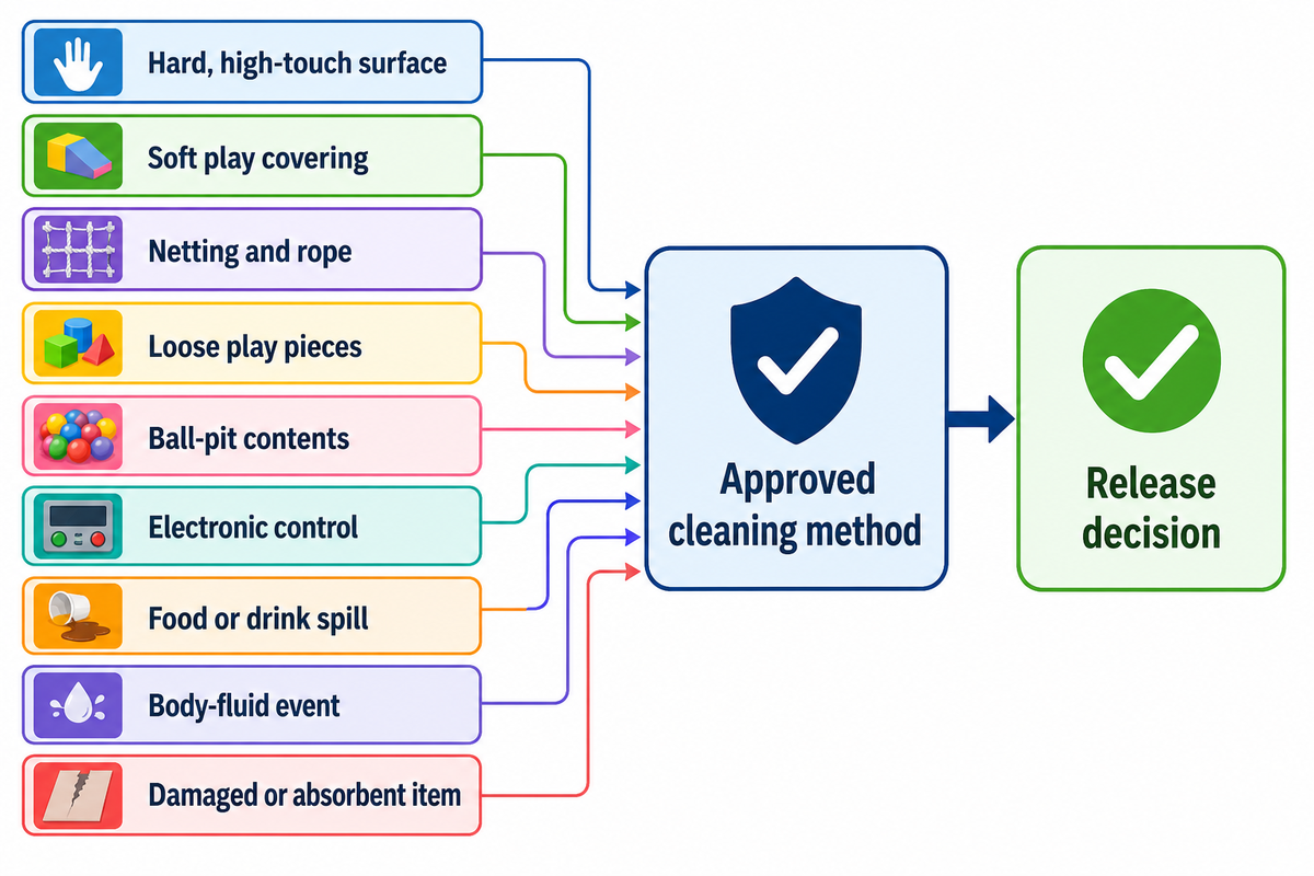 4. Use the Surface Event Cleaning Selector
