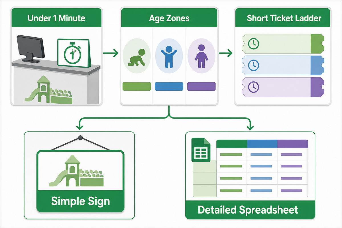 Admission Pricing: Turn Visit Length and Age Zones Into a Ticket Ladder — Dreamland Playground