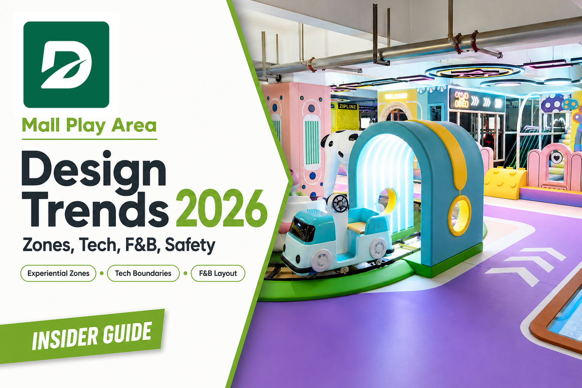 Mall play area design trends poster