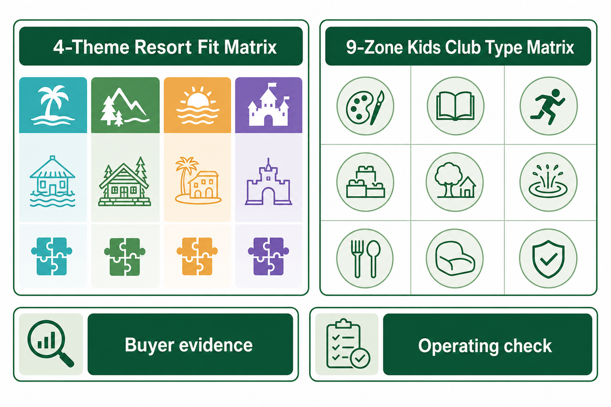 Theme-To-Resort Decision Matrix — Dreamland Playground