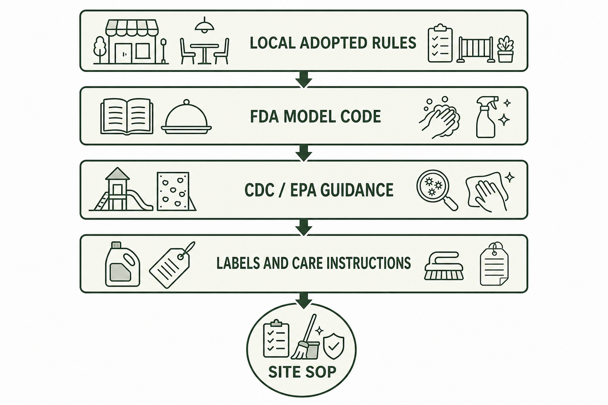 Build a Five-Layer Hygiene Standard — Dreamland Playground