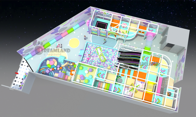 Shopping mall children entertainment area